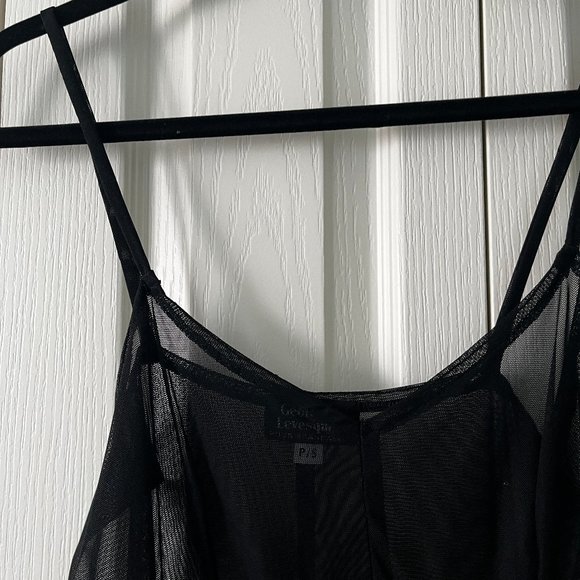 Sheer Black Slip dress - Picture 9 of 10